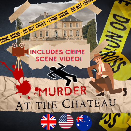 Detective Case File | Murder Mystery Crime Games for Teens and Adults | Print and Solve at Home | Date Night Game Puzzle | Detective Game - ENGLISH VERSION