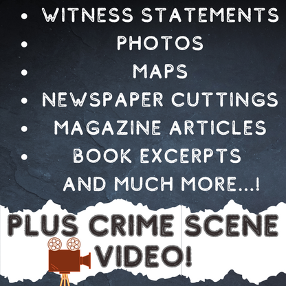 Detective Case File | Murder Mystery Crime Games for Teens and Adults | Print and Solve at Home | Date Night Game Puzzle | Detective Game - ENGLISH VERSION