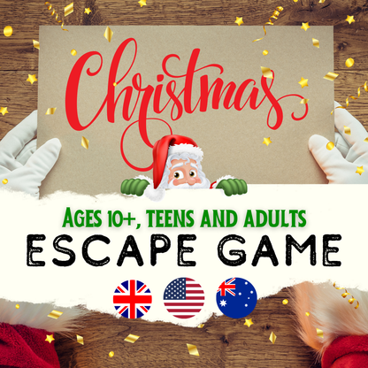 Christmas murder mystery dinner party kit to enjoy with family and friends