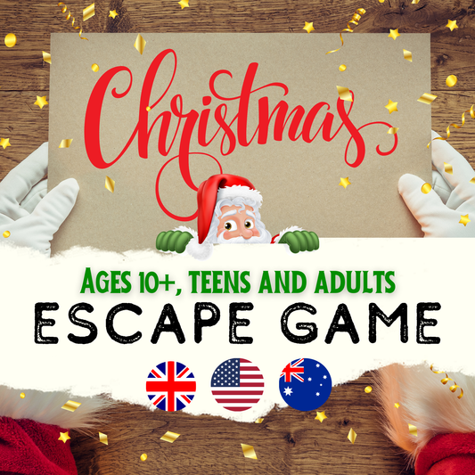 Christmas murder mystery dinner party kit to enjoy with family and friends