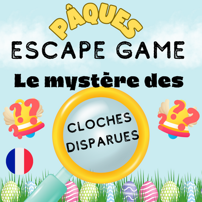 The Mystery of the Missing Bells  | Easter Escape Room  | Version to download and print at home | French version