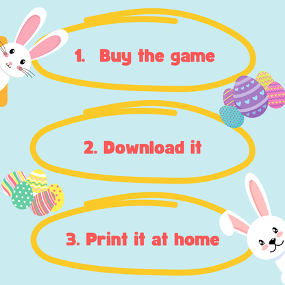 Easter-Themed Family Escape Room Game | Download and print at home | English Version