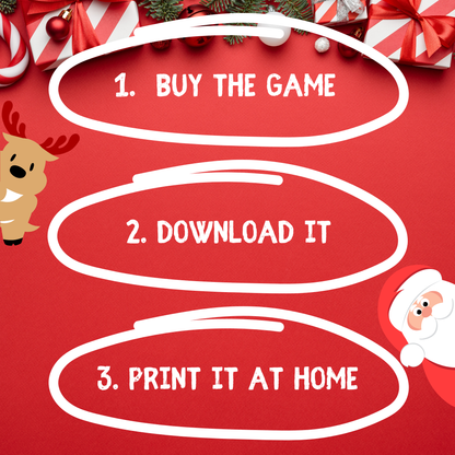 Christmas Escape Room | ENGLISH VERSION | Christmas Games | Christmas Escape Room for Kids, Teens & Adults | Christmas Printables | Christmas Activities